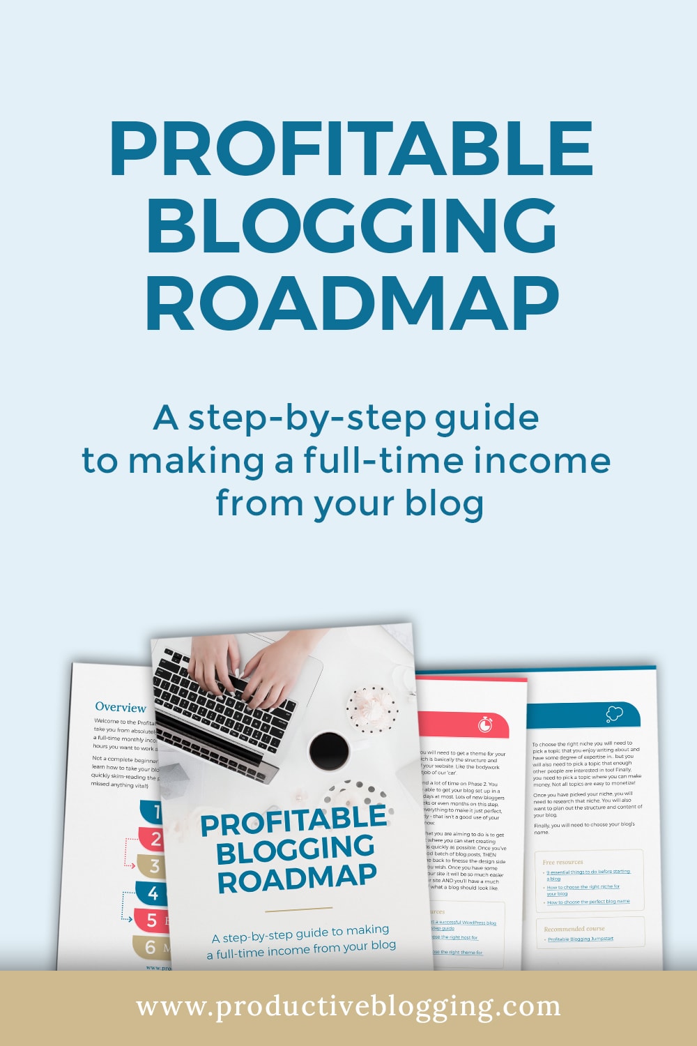 Want to make money blogging? The good news is making money from a blog is easier than you think. All you need is a good roadmap! My Profitable Blogging Roadmap is a step-by-step guide to making a full time income from your blog. It comes from years of blogging experience, research and experimentation… A journey that has led me to where I am today - a six figure blogger! #makemoneyblogging #moneymakingblog #profitableblog #profitableblogging #bloggingroadmap #sixfigureblogger #productiveblogging
